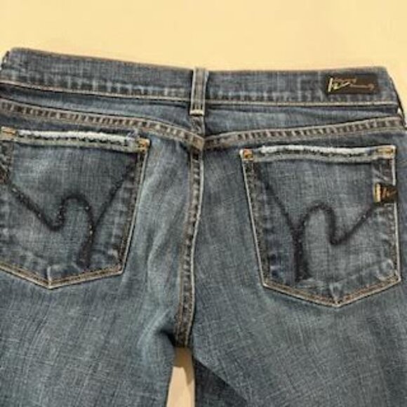 Y2K Citizens of Humanity Dita Low Rise Bootcut Jeans Women's 28 Petite USA - Picture 14 of 15